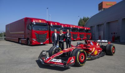 IVECO consegna 16 veicoli commerciali leggeri e pesanti alla Scuderia Ferrari HP - Lombardia Truck